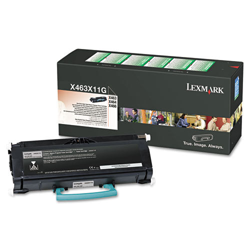 X463X11G Return Program Extra High-Yield Toner, 15,000 Page-Yield, Black-(LEXX463X11G)