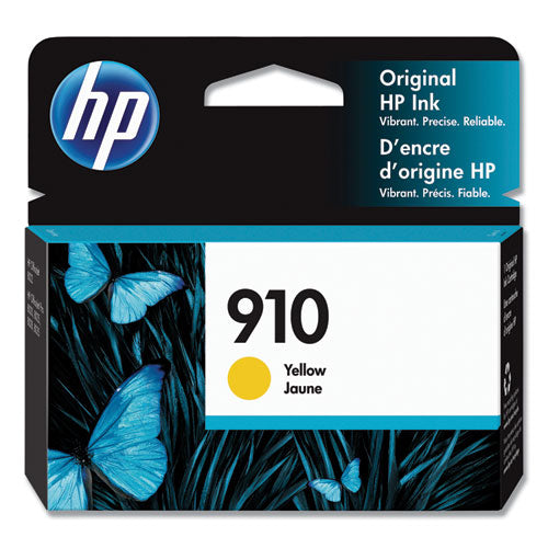 HP 910, (3YL60AN) Yellow Orignal Ink Cartridge-(HEW3YL60AN)