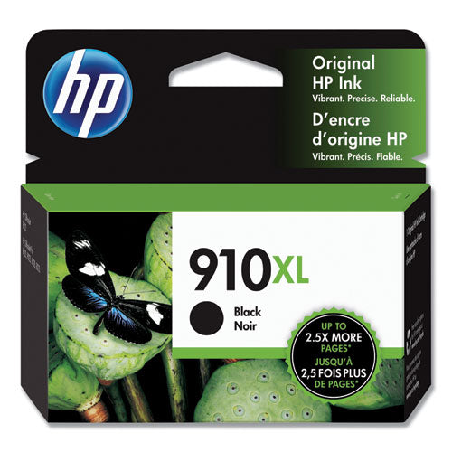 HP 910XL, (3YL65AN) High-Yield Black Original Ink Cartridge-(HEW3YL65AN)