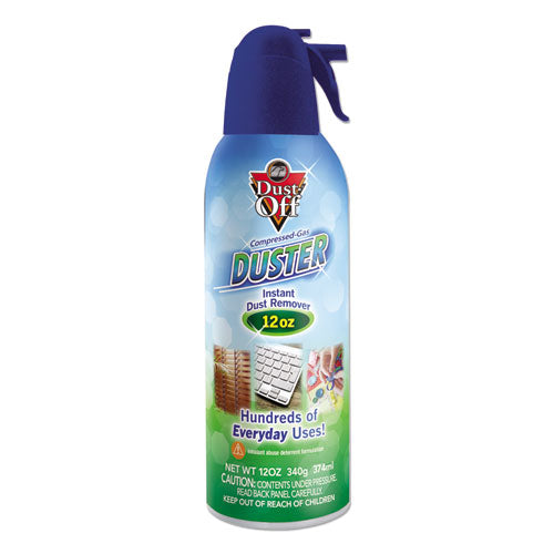 Disposable Compressed Air Duster, 12 oz Can-(FALDPSXL12)