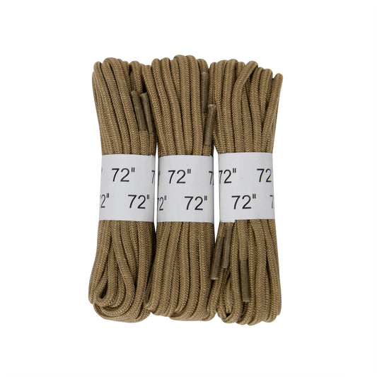 Rothco 72" Boot Laces - 3 Pack