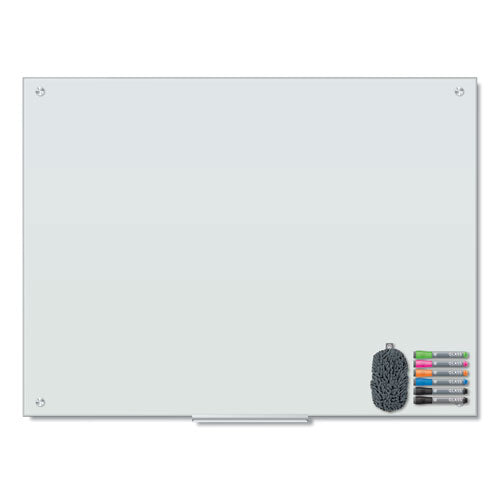 Magnetic Glass Dry Erase Board Value Pack, 48 x 36, White Surface-(UBR3972U0001)