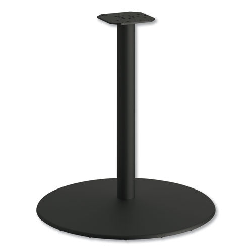 Between Round Disc Base for 30" Table Tops, 29" High, Black Mica-(HONHBTTD30CBK)