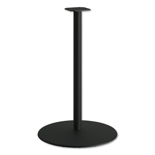 Between Round Disc Base for 42" Table Tops, 40.79" High, Black Mica-(HONHBTTD42CBK)