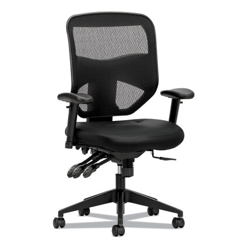 Prominent Mesh High-Back Task Chair, Supports Up to 250 lb, 17" to 21" Seat Height, Black-(BSXVL532SB11)