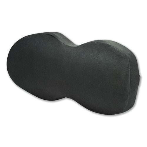 Lumbar Support Memory Foam Backrest, 13.5 x 3.46 x 6.34, Black-(ALEBR318)