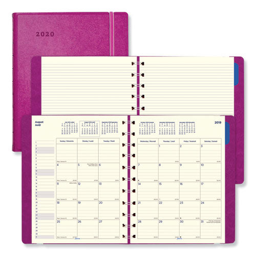 Soft Touch 17-Month Planner, 10.88 x 8.5, Fuchsia Cover, 17-Month (Aug to Dec): 2022 to 2023-(REDC1811003)