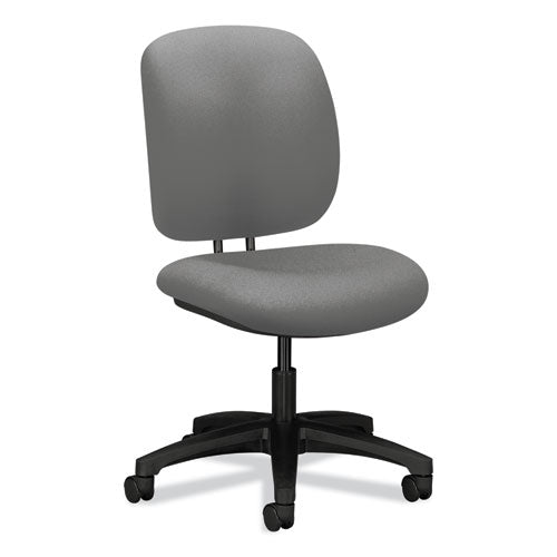 ComforTask Task Swivel Chair, Supports Up to 300 lb, 15" to 20" Seat Height, Frost Seat/Back, Black Base-(HON5901CU22T)