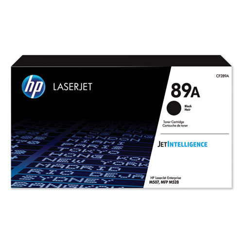 HP 89A, (CF289A) Black Original LaserJet Toner Cartridge-(HEWCF289A)