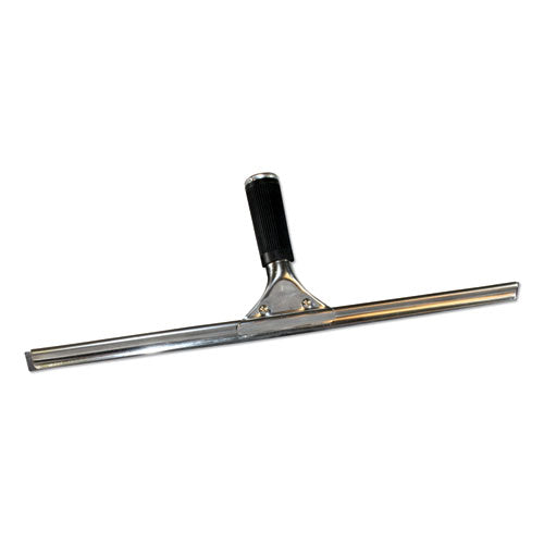 Stainless Steel Window Squeegee, 18" Wide Blade, 3" Handle-(IMP6228)