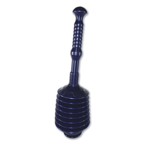 Deluxe Professional Plunger, 11.2" Polyethylene Handle, 6" dia-(IMP9205)