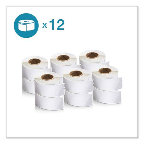 LW Address Labels, 1.13" x 3.5", White, 350 Labels/Roll, 12 Rolls/Pack-(DYM2050768)