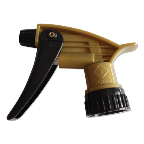 320ARS Acid Resistant Trigger Sprayer, 9.5" Tube, Fits 32 oz Bottle with 28/400 Neck Thread, Gold/Black, 200/Carton-(TOC110580)