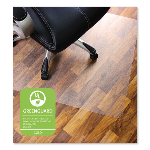 Cleartex Ultimat XXL Polycarbonate Chair Mat for Hard Floors, 60 x 79, Clear-(FLR1215020019ER)