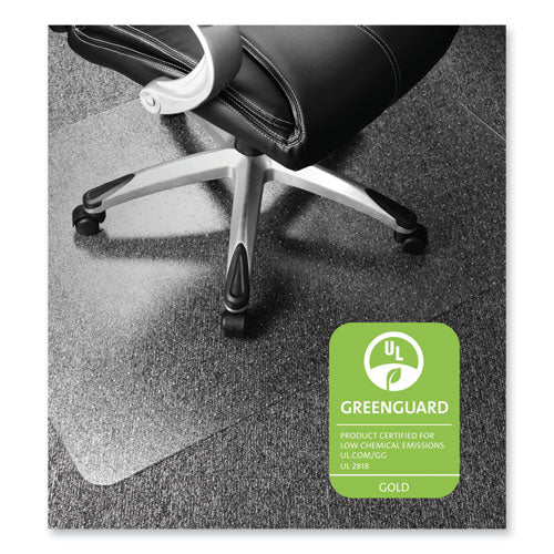 Cleartex Ultimat XXL Polycarb. Square General Office Mat for Carpets, 60 x 60, Clear-(FLR1115015023ER)