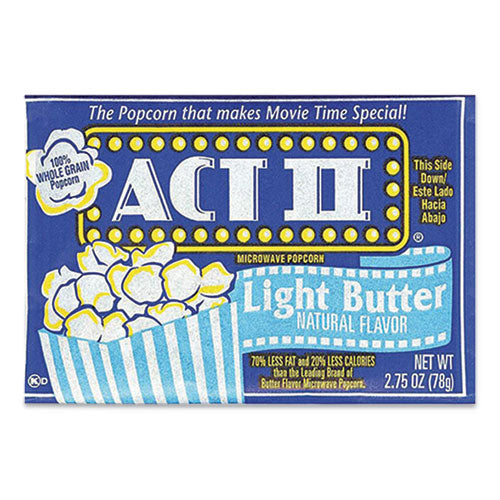 Microwave Popcorn, Light Butter, 2.75 oz Bag, 36/Carton-(APNGOV23243)