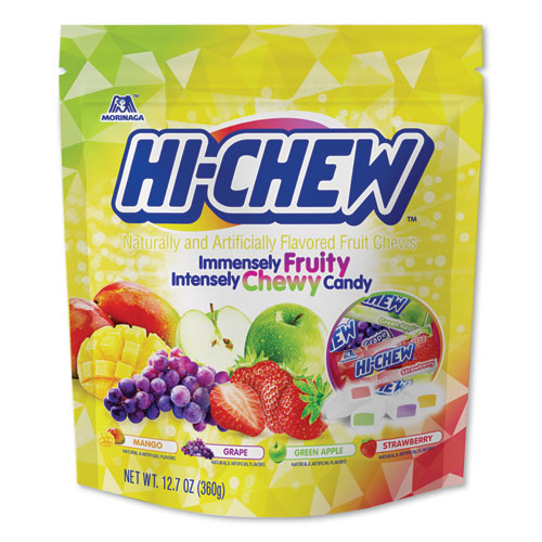 Fruit Chews, Original Stand Up Pouch, 12.7 oz, 6/Carton-(HIE00837)