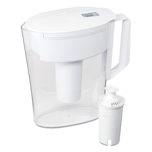 Classic Water Filter Pitcher, 40 oz, 5 Cups, Clear-(CLO36089EA)