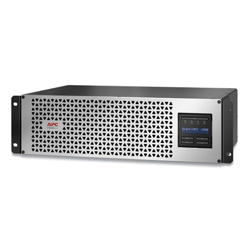 SMTL1500RM3UC Smart-UPS Li-Ion Rackmount Battery Backup System, 6 Outlets, 1,500 VA, 680 J-(APWSMTL1500RM3U)