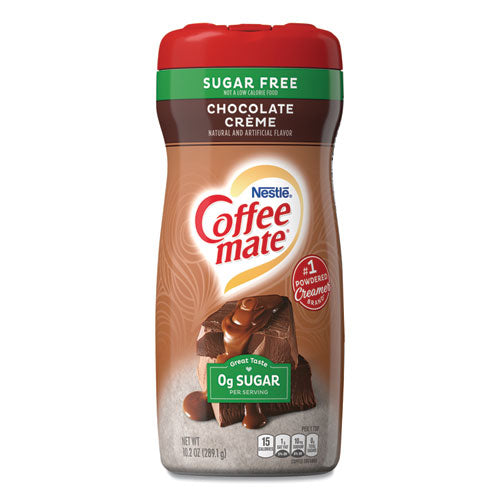 Sugar Free Chocolate Creme Powdered Creamer, 10.2 oz-(NES59573)