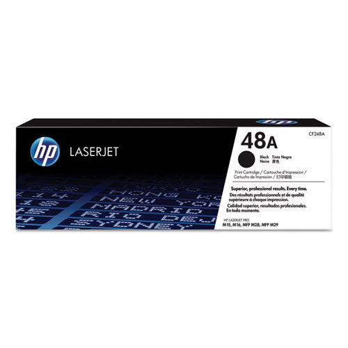 HP 48A, (CF248A) Black Original LaserJet Toner Cartridge-(HEWCF248A)