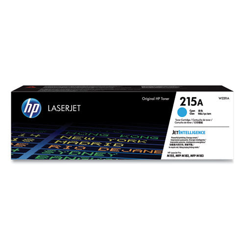 HP 215A, (W2311A) Cyan Original LaserJet Toner Cartridge-(HEWW2311A)