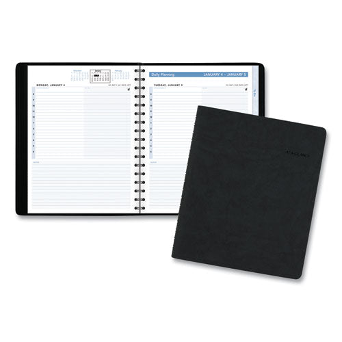 The Action Planner Daily Appointment Book, 8.75 x 6.5, Black Cover, 12-Month (Jan to Dec): 2023-(AAG70EP0305)