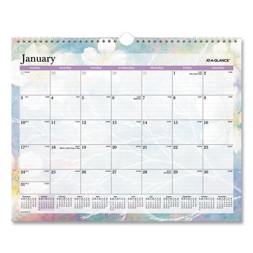 Dreams Monthly Wall Calendar, Dreams Seasonal Artwork, 15 x 12, Multicolor Sheets, 13-Month (Jan to Jan): 2023 to 2024-(AAGPM83707)