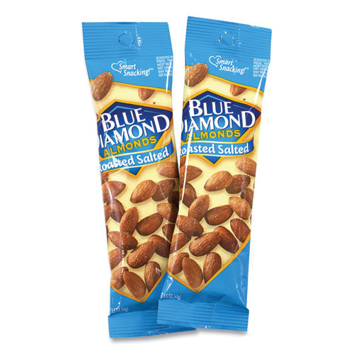 Roasted Salted Almonds, 1.5 oz Tube, 12 Tubes/Carton, Ships in 1-3 Business Days-(GRR22000735)