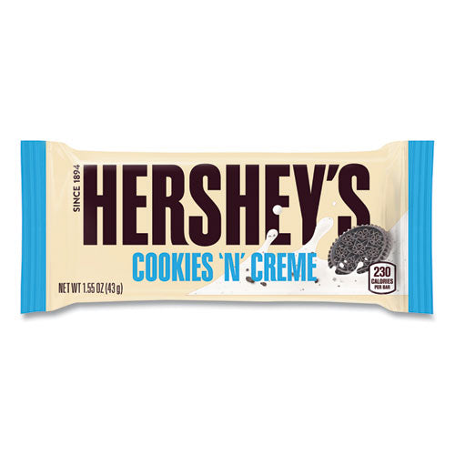 Cookies n Creme Candy Bar, 1.55 oz Bar, 36 Bars/Carton, Ships in 1-3 Business Days-(GRR20900965)