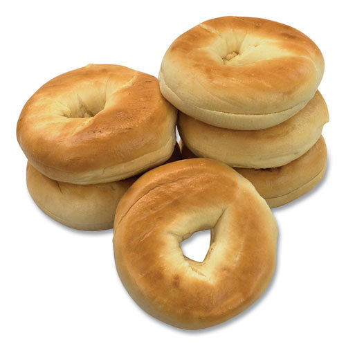 Fresh Plain Bagels, 6/Pack, Ships in 1-3 Business Days-(GRR90000074)