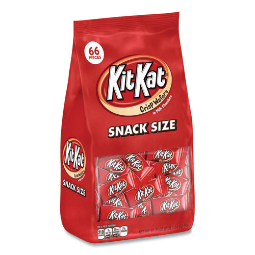 Snack Size, Crisp Wafers in Milk Chocolate, 32.34 oz Bag, Ships in 1-3 Business Days-(GRR24600359)