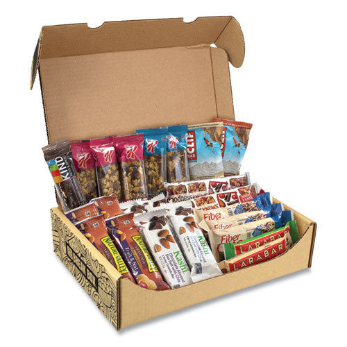 Healthy Snack Bar Box, 23 Assorted Snacks, Ships in 1-3 Business Days-(GRR700S0001)