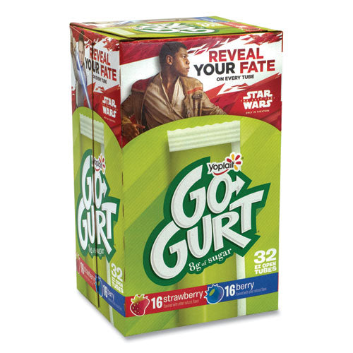 Go-Gurt Low Fat Yogurt, 2 oz Tube, 32 Tubes/Box, Ships in 1-3 Business Days-(GRR90200002)