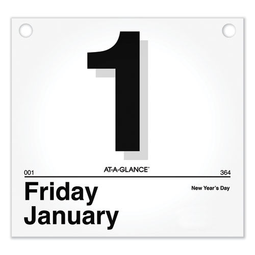 Today Is Daily Wall Calendar Refill, 8.5 x 8, White Sheets, 12-Month (Jan to Dec): 2023-(AAGK450)