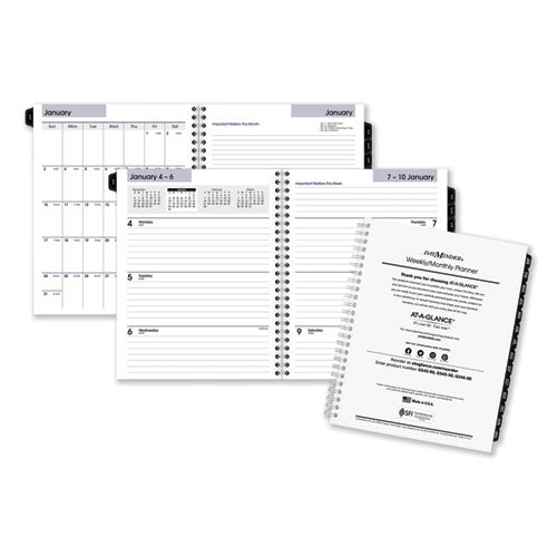 DayMinder Executive Weekly/Monthly Refill, 8.75 x 7, White Sheets, 12-Month (Jan to Dec): 2023-(AAGG54550)