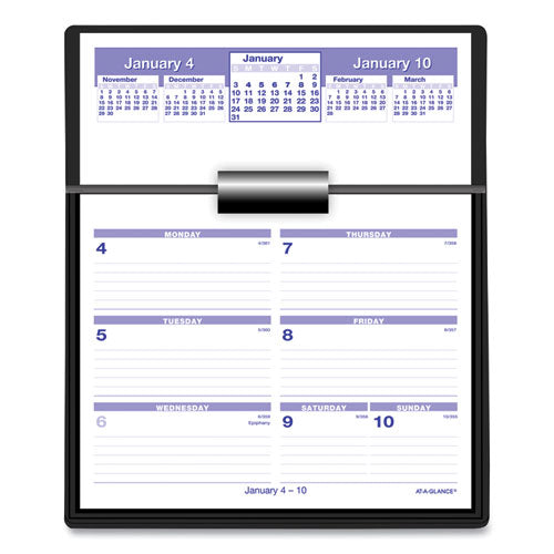 Flip-A-Week Desk Calendar and Base, 7 x 5.5, White Sheets, 2023-(AAGSW700X00)