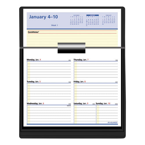 Flip-A-Week Desk Calendar Refill with QuickNotes, 7 x 6, White Sheets, 2023-(AAGSW70650)