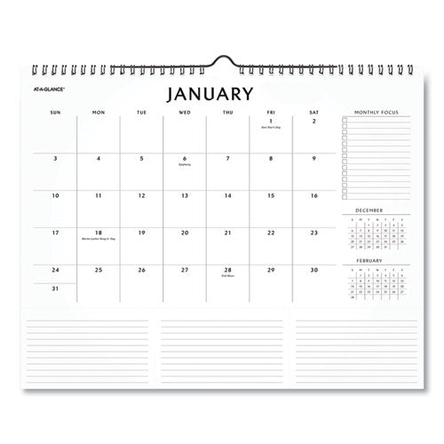 Elevation Wall Calendar, Elevation Focus Formatting, 15 x 12, White Sheets, 12-Month (Jan to Dec): 2023-(AAGPM75828)