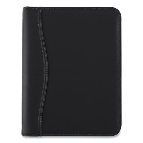 Black Leather Planner/Organizer Starter Set, 8.5 x 5.5, Black Cover, 12-Month (Jan to Dec): Undated-(AAG031054005)