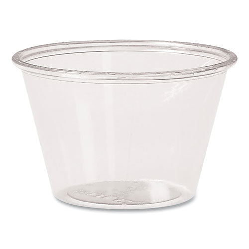 Portion Containers, PET, 4 oz, Clear, 250/Bag, 10 Bags/Carton-(SCCT400)