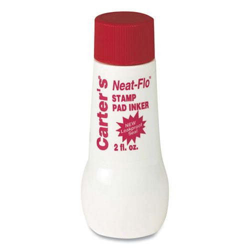 Neat-Flo Stamp Pad Inker, 2 oz Bottle, Red-(AVE21447EA)