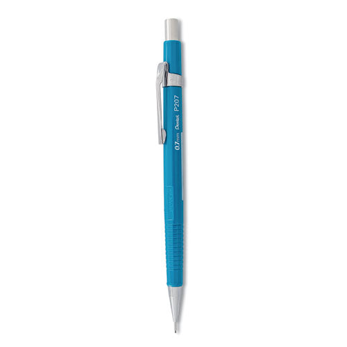 Sharp Mechanical Pencil, 0.7 mm, HB (#2.5), Black Lead, Blue Barrel-(PENP207C)