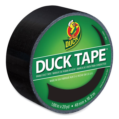 Colored Duct Tape, 3" Core, 1.88" x 20 yds, Black-(DUC1265013)