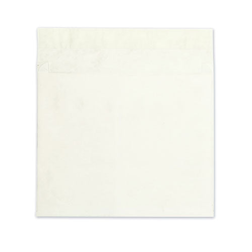 Heavyweight 18 lb Tyvek Open End Expansion Mailers, #15 1/2, Square Flap, Redi-Strip Adhesive Closure, 12 x 16, White, 100/CT-(QUAR4492)