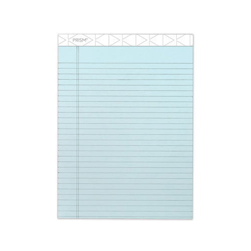 Prism + Colored Writing Pads, Wide/Legal Rule, 50 Pastel Blue 8.5 x 11.75 Sheets, 12/Pack-(TOP63120)