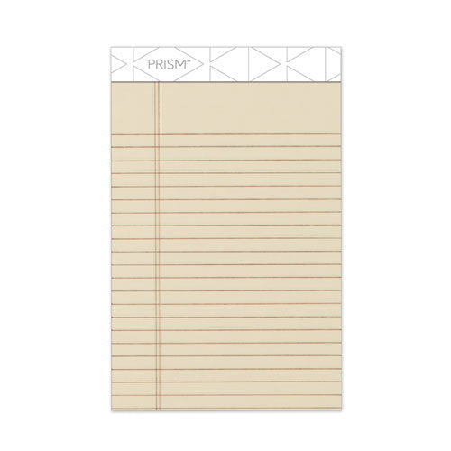 Prism + Colored Writing Pads, Narrow Rule, 50 Pastel Ivory 5 x 8 Sheets, 12/Pack-(TOP63030)