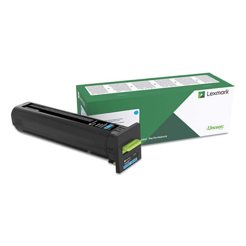 82K0HCG Return Program High-Yield Toner, 17,000 Page-Yield, Cyan-(LEX82K0HCG)