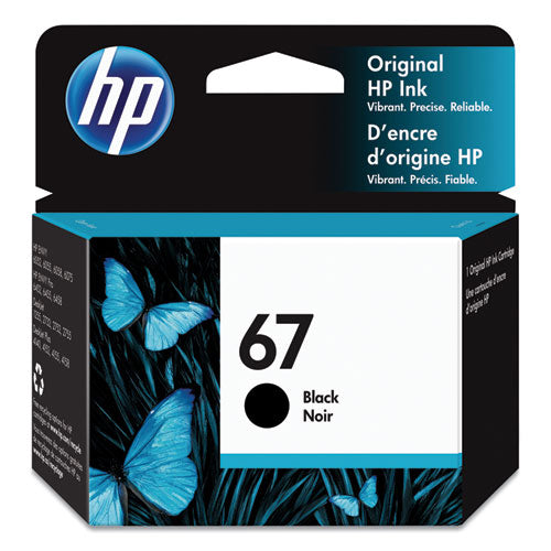 HP 67, (3YM56AN) Black Original Ink Cartridge-(HEW3YM56AN)