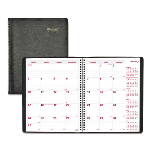 Essential Collection 14-Month Ruled Monthly Planner, 11 x 8.5, Black Cover, 14-Month (Dec to Jan): 2022 to 2024-(REDCB1262BLK)